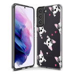 Mundaze - Case for Samsung Galaxy S24 Slim Shockproof Hard Shell Soft TPU Heavy Duty Protective Phone Cover - Cute Frenchie Bulldog Puppies