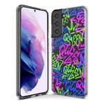 Mundaze - Case for Samsung Galaxy S22 Ultra Slim Shockproof Hard Shell Soft TPU Heavy Duty Protective Phone Cover - Graffiti Queen