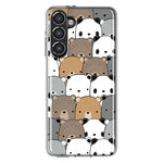 Mundaze - Case for Samsung Galaxy S23 Plus Slim Shockproof Hard Shell Soft TPU Heavy Duty Protective Phone Cover - Cute Bears