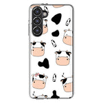 Mundaze - Case for Samsung Galaxy S23 Plus Slim Shockproof Hard Shell Soft TPU Heavy Duty Protective Phone Cover - Sleepy Cows and Milk