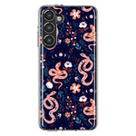 Mundaze - Case for Samsung Galaxy S23 Plus Slim Shockproof Hard Shell Soft TPU Heavy Duty Protective Phone Cover - Snakes and Flowers