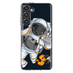 Mundaze - Case for Samsung Galaxy S23 Plus Slim Shockproof Hard Shell Soft TPU Heavy Duty Protective Phone Cover - Rocket Space Astronaut