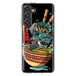 Mundaze - Case for Samsung Galaxy S23 Plus Slim Shockproof Hard Shell Soft TPU Heavy Duty Protective Phone Cover - Dragon Ramen