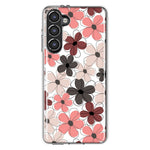 Mundaze - Case for Samsung Galaxy S23 Slim Shockproof Hard Shell Soft TPU Heavy Duty Protective Phone Cover - Summber Vibe Cute Flowers