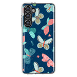 Mundaze - Case for Samsung Galaxy S23 Plus Slim Shockproof Hard Shell Soft TPU Heavy Duty Protective Phone Cover - Cute Butterflies