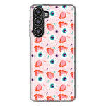 Mundaze - Case for Samsung Galaxy S23 Plus Slim Shockproof Hard Shell Soft TPU Heavy Duty Protective Phone Cover - Fire Eyeballs