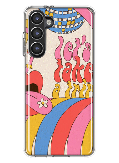 Mundaze - Case for Samsung Galaxy S23 Plus Slim Shockproof Hard Shell Soft TPU Heavy Duty Protective Phone Cover - Retro Pop Art