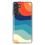 Mundaze - Case for Samsung Galaxy S23 Plus Slim Shockproof Hard Shell Soft TPU Heavy Duty Protective Phone Cover - Rero Abstract Waves