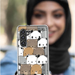 Mundaze - Case for Samsung Galaxy S23 Plus Slim Shockproof Hard Shell Soft TPU Heavy Duty Protective Phone Cover - Cute Bears