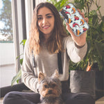 Mundaze - Case for Samsung Galaxy S22 Ultra Slim Shockproof Hard Shell Soft TPU Heavy Duty Protective Phone Cover - Red Orange Koi Fish Wallpaper