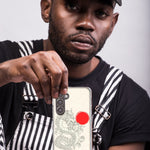 Mundaze - Case for Samsung Galaxy S22 Ultra Slim Shockproof Hard Shell Soft TPU Heavy Duty Protective Phone Cover - Japanese Dragon Wave