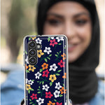 Mundaze - Case for Samsung Galaxy S23 Slim Shockproof Hard Shell Soft TPU Heavy Duty Protective Phone Cover - Cute Colorful Flowers