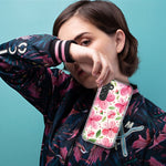 Mundaze - Case for Samsung Galaxy S22 Ultra Slim Shockproof Hard Shell Soft TPU Heavy Duty Protective Phone Cover - Spring Pink Cherry Blossoms