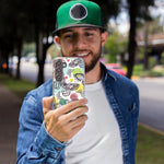 Mundaze - Case for Samsung Galaxy S24 Plus Slim Shockproof Hard Shell Soft TPU Heavy Duty Protective Phone Cover - Vintage Butterflies