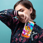 Mundaze - Case for Samsung Galaxy S22 Ultra Slim Shockproof Hard Shell Soft TPU Heavy Duty Protective Phone Cover - Vintage Abstract Liquid