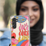 Mundaze - Case for Samsung Galaxy S22 Ultra Slim Shockproof Hard Shell Soft TPU Heavy Duty Protective Phone Cover - Retro Pop Art