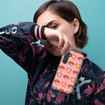 Mundaze - Case for Samsung Galaxy S22 Ultra Slim Shockproof Hard Shell Soft TPU Heavy Duty Protective Phone Cover - Retro Groovy Hearts