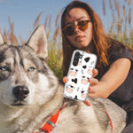 Mundaze - Case for Samsung Galaxy S22 Ultra Slim Shockproof Hard Shell Soft TPU Heavy Duty Protective Phone Cover - Sleepy Cows and Milk