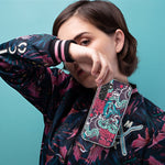 Mundaze - Case for Samsung Galaxy S22 Ultra Slim Shockproof Hard Shell Soft TPU Heavy Duty Protective Phone Cover - Japanese Snake Tattoo