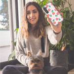 Mundaze - Case for Samsung Galaxy S22 Ultra Slim Shockproof Hard Shell Soft TPU Heavy Duty Protective Phone Cover - Cute Cartoon Flowers