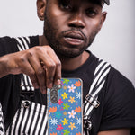 Mundaze - Case for Samsung Galaxy S22 Ultra Slim Shockproof Hard Shell Soft TPU Heavy Duty Protective Phone Cover - Blue Cute Flowers