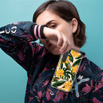 Mundaze - Case for Samsung Galaxy S22 Ultra Slim Shockproof Hard Shell Soft TPU Heavy Duty Protective Phone Cover - Vintage Tropical Flowers