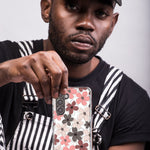 Mundaze - Case for Samsung Galaxy S22 Ultra Slim Shockproof Hard Shell Soft TPU Heavy Duty Protective Phone Cover - Summber Vibe Cute Flowers