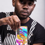 Mundaze - Case for Samsung Galaxy S22 Ultra Slim Shockproof Hard Shell Soft TPU Heavy Duty Protective Phone Cover - Vintage Abstract Liquid