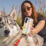 Mundaze - Case for Samsung Galaxy S22 Ultra Slim Shockproof Hard Shell Soft TPU Heavy Duty Protective Phone Cover - Cute Donuts