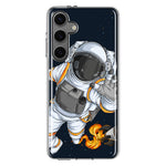 Mundaze - Case for Samsung Galaxy S24 Plus Slim Shockproof Hard Shell Soft TPU Heavy Duty Protective Phone Cover - Rocket Space Astronaut