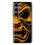 Mundaze - Case for Samsung Galaxy S24 Plus Slim Shockproof Hard Shell Soft TPU Heavy Duty Protective Phone Cover - Samurai Mask