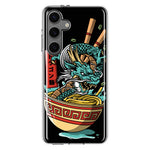 Mundaze - Case for Samsung Galaxy S24 Plus Slim Shockproof Hard Shell Soft TPU Heavy Duty Protective Phone Cover - Dragon Ramen