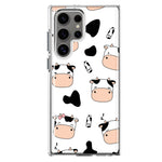 Mundaze - Case for Samsung Galaxy S22 Ultra Slim Shockproof Hard Shell Soft TPU Heavy Duty Protective Phone Cover - Sleepy Cows and Milk