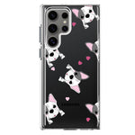 Mundaze - Case for Samsung Galaxy S22 Ultra Slim Shockproof Hard Shell Soft TPU Heavy Duty Protective Phone Cover - Cute Frenchie Bulldog Puppies