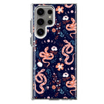 Mundaze - Case for Samsung Galaxy S22 Ultra Slim Shockproof Hard Shell Soft TPU Heavy Duty Protective Phone Cover - Snakes and Flowers