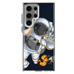 Mundaze - Case for Samsung Galaxy S22 Ultra Slim Shockproof Hard Shell Soft TPU Heavy Duty Protective Phone Cover - Rocket Space Astronaut