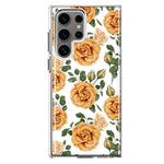 Mundaze - Case for Samsung Galaxy S22 Ultra Slim Shockproof Hard Shell Soft TPU Heavy Duty Protective Phone Cover - Roses Flowers