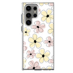 Mundaze - Case for Samsung Galaxy S23 Ultra Slim Shockproof Hard Shell Soft TPU Heavy Duty Protective Phone Cover - Summer Vibe Daisy Flowers