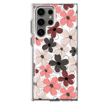 Mundaze - Case for Samsung Galaxy S22 Ultra Slim Shockproof Hard Shell Soft TPU Heavy Duty Protective Phone Cover - Summber Vibe Cute Flowers