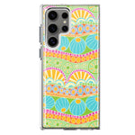 Mundaze - Case for Samsung Galaxy S22 Ultra Slim Shockproof Hard Shell Soft TPU Heavy Duty Protective Phone Cover - Groovy Citrus