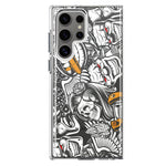 Mundaze - Case for Samsung Galaxy S22 Ultra Slim Shockproof Hard Shell Soft TPU Heavy Duty Protective Phone Cover - Abstract Graffiti Tattoo