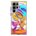 Mundaze - Case for Samsung Galaxy S22 Ultra Slim Shockproof Hard Shell Soft TPU Heavy Duty Protective Phone Cover - Vintage Abstract Liquid