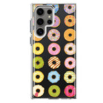 Mundaze - Case for Samsung Galaxy S23 Ultra Slim Shockproof Hard Shell Soft TPU Heavy Duty Protective Phone Cover - Cute Donuts