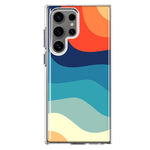 Mundaze - Case for Samsung Galaxy S22 Ultra Slim Shockproof Hard Shell Soft TPU Heavy Duty Protective Phone Cover - Rero Abstract Waves