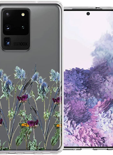 For Samsung Galaxy S20 Ultra  Country Dried Flowers Phone Case Cover
