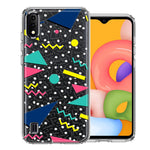 Samsung Galaxy A01 90's Swag Shapes Design Double Layer Phone Case Cover