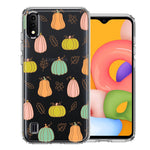 Samsung Galaxy A01 Fall Autumn Fairy Pumpkins Thanksgiving Spooky Season Double Layer Phone Case Cover