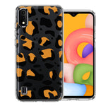 Samsung Galaxy A01 Classic Animal Wild Leopard Jaguar Print Double Layer Phone Case Cover