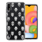 Samsung Galaxy A01 Halloween Horror Villans Design Double Layer Phone Case Cover