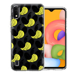 Samsung Galaxy A01 Tropical Bananas Design Double Layer Phone Case Cover